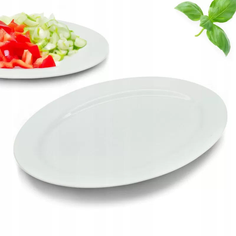 półmisek ceramiczny biały 30cm TR-23-045B