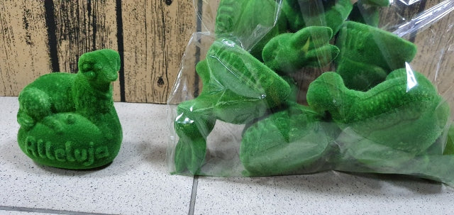 baranek ALLELUJA 10szt MECH ZIELONY 10 x 8 cm