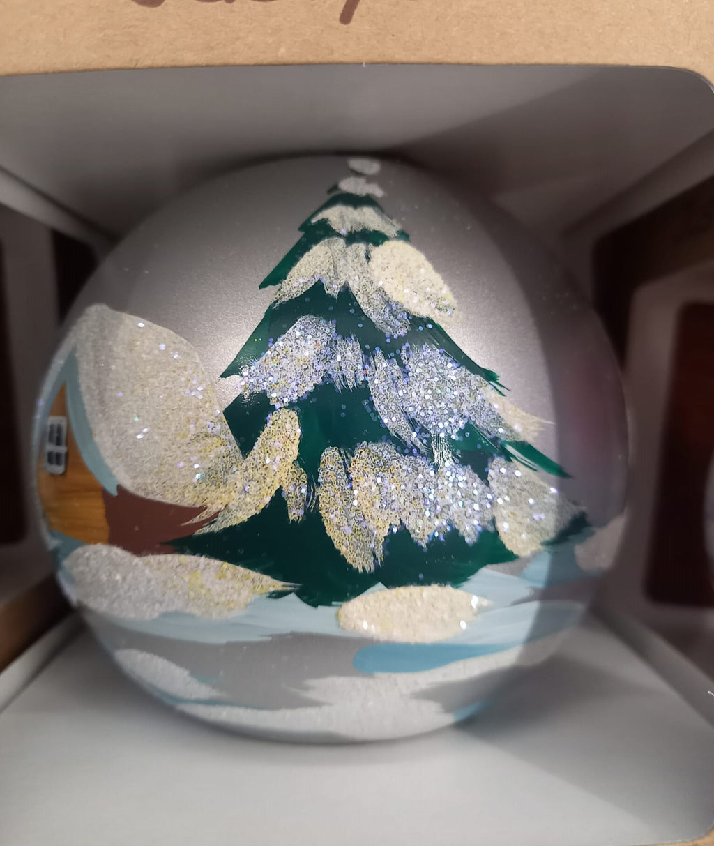 bombka dekorowana 10cm ornament | D01100