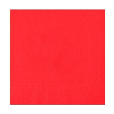 serwetki papierowe 33 x 33 cm czerwone 20szt.   SJ-0005
