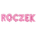 balon foliowy różowy ROCZEK