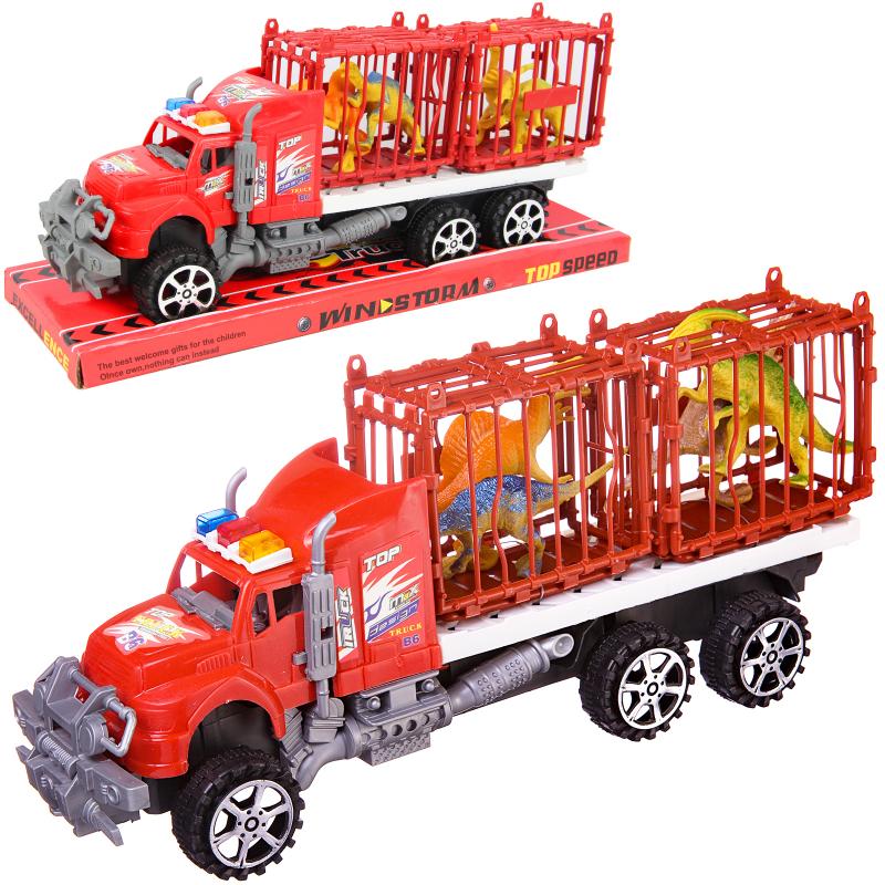 auto ciężarowe z dinozaurami  32 x 13 x 8cm  A-0455