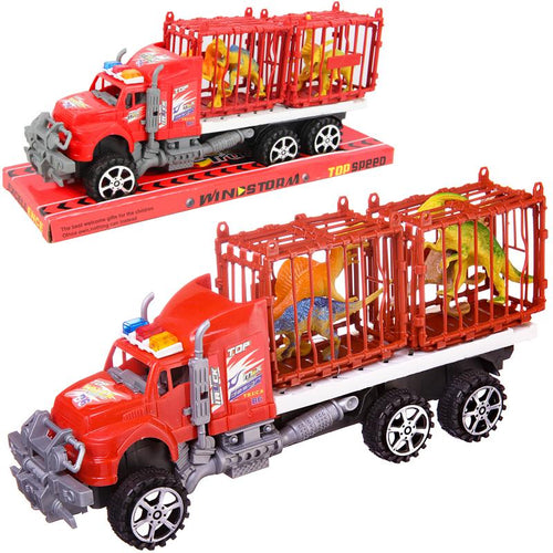 auto ciężarowe z dinozaurami  32 x 13 x 8cm  A-0455