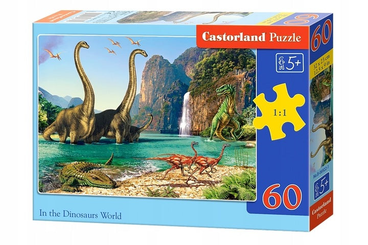 puzzle 60el The Dinosaurs World Castorland B-06922