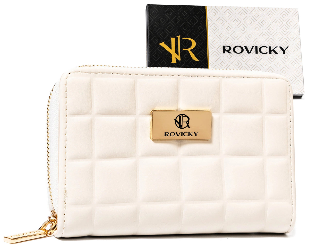 portfel damski PU R-PKK-02 Cream