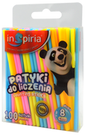 patyczki do liczenia okrągłe 8cm   100szt.  INSPIRIA
