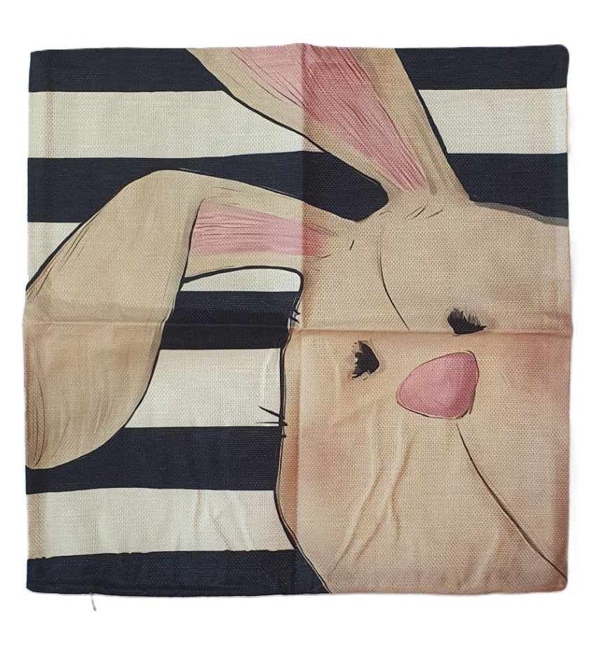 Poszewka na poduszkę ZAJĄC 45x45 cm   POA-112