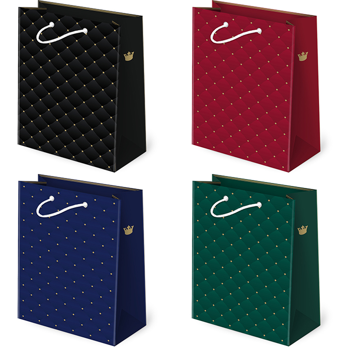 torebki ozdobne 10szt 16 x 24 x 7,5 cm T-4L SET 84 PIKOWANE