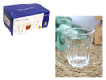kieliszki szklane 50 ml do wódki 5,5 x 5 cm - kpl 6 szt.  SZC-2423
