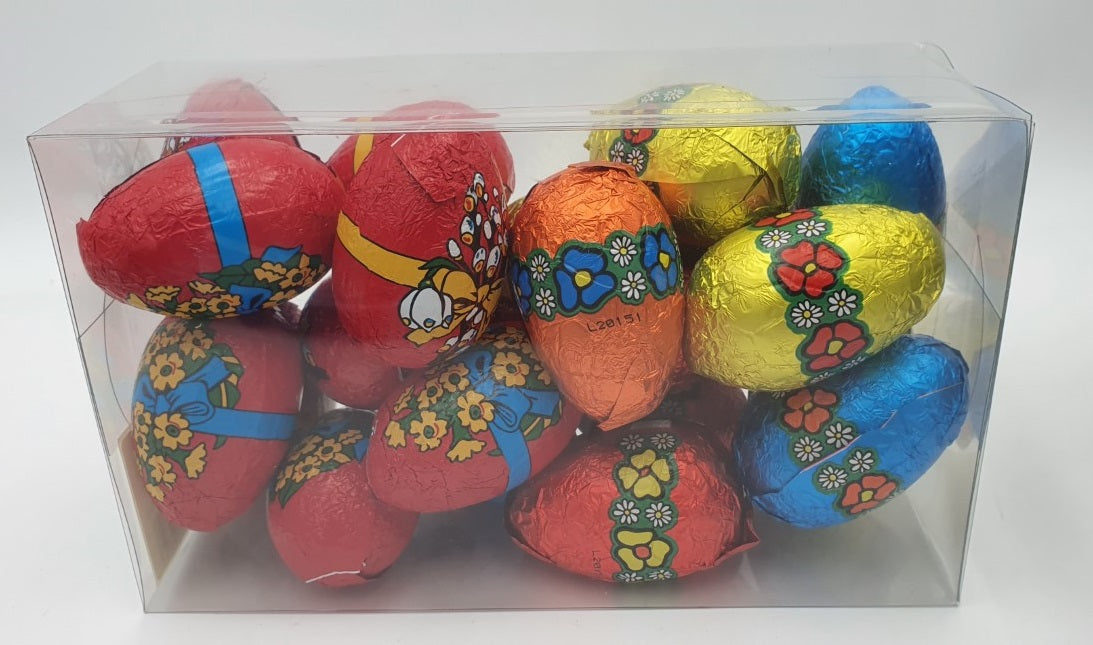 czekoladki jajka kolorowe 20 g tuba 20 szt