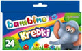 kredki świecowe 24szt.  BAMBINO | 0218