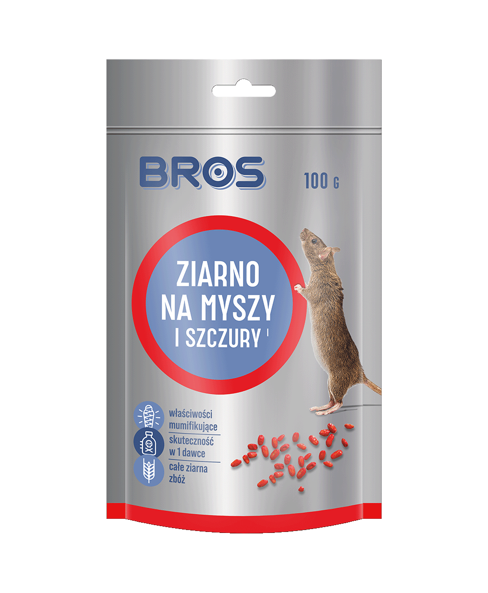 ziarno na myszy i szczury 100 g BROS