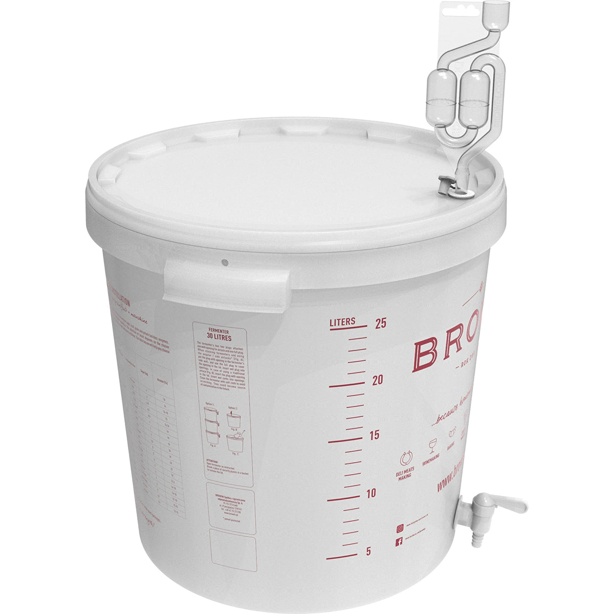 rurka fermentacyjna plastikowa MAXI-v2