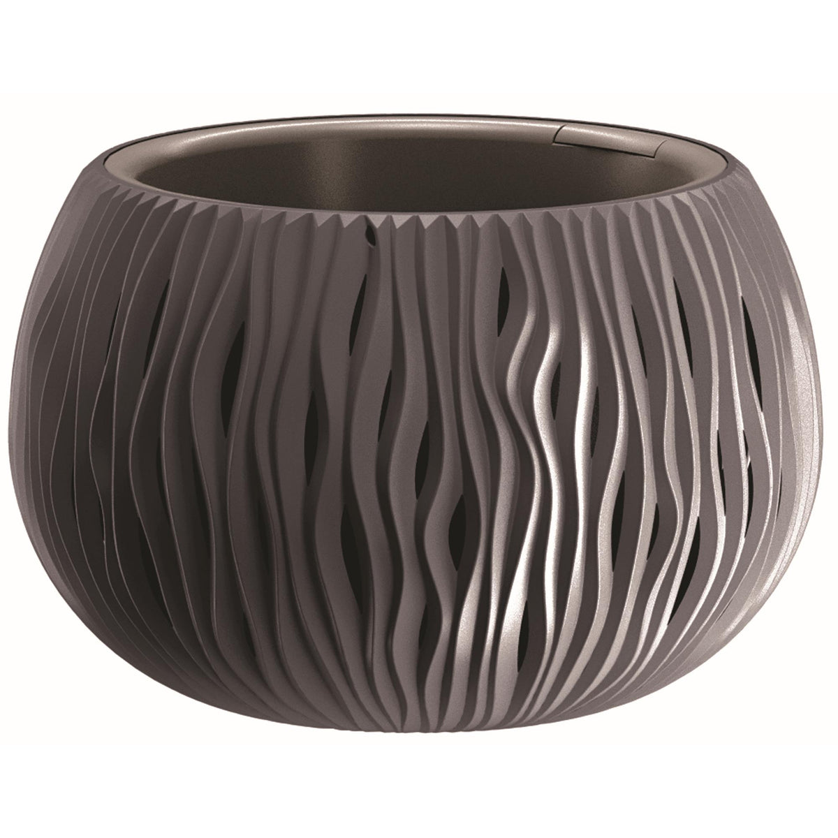 doniczka BOWL SANDY 29x19 - antracyt