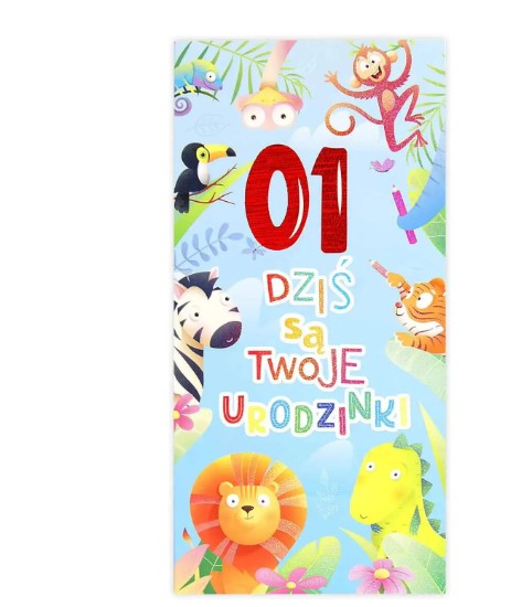 DL Urodziny z wymienną cyfrą – 041