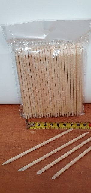 patyczki drewniane do skórek 100szt.