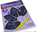 wydrapywanka hologramowa  A4 a'10 NIEBIESKA + 2 rylce