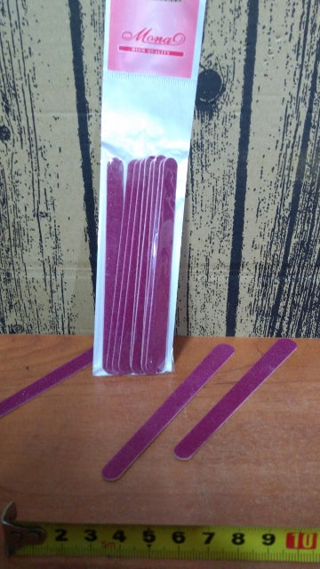 pilnik do paznokci 12szt. papierowy mały 11cm