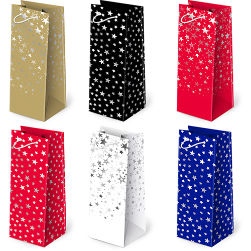 torebki ozdobne 10szt. AL-2 AVANTGARDE set 32 Gwiazdki 12 x 36,9 x 11cm