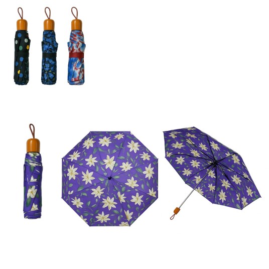 parasol damski składany mix kolorów CHSO115027