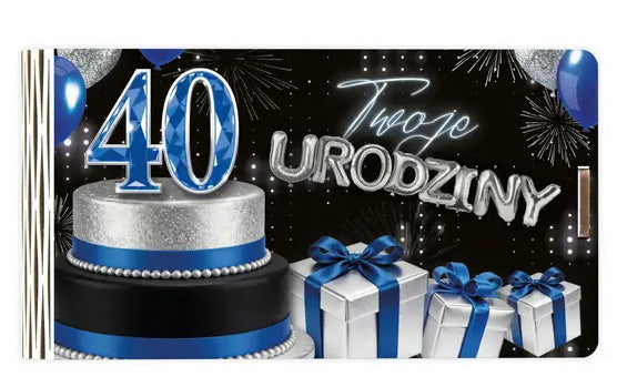 pudełko mini drewno na 40 Urodziny - 45