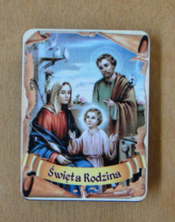 tabliczka  na magnes ŚWIĘTA RODZINA