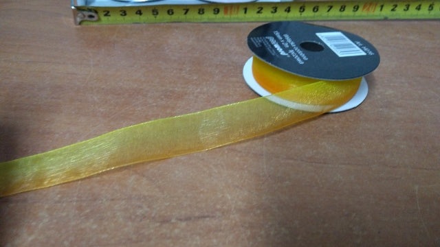 wstążka tęczowa 10szt.  15mmx2m | H016