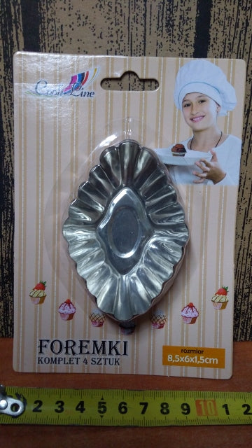 foremki metalowe  4szt. BABECZKI