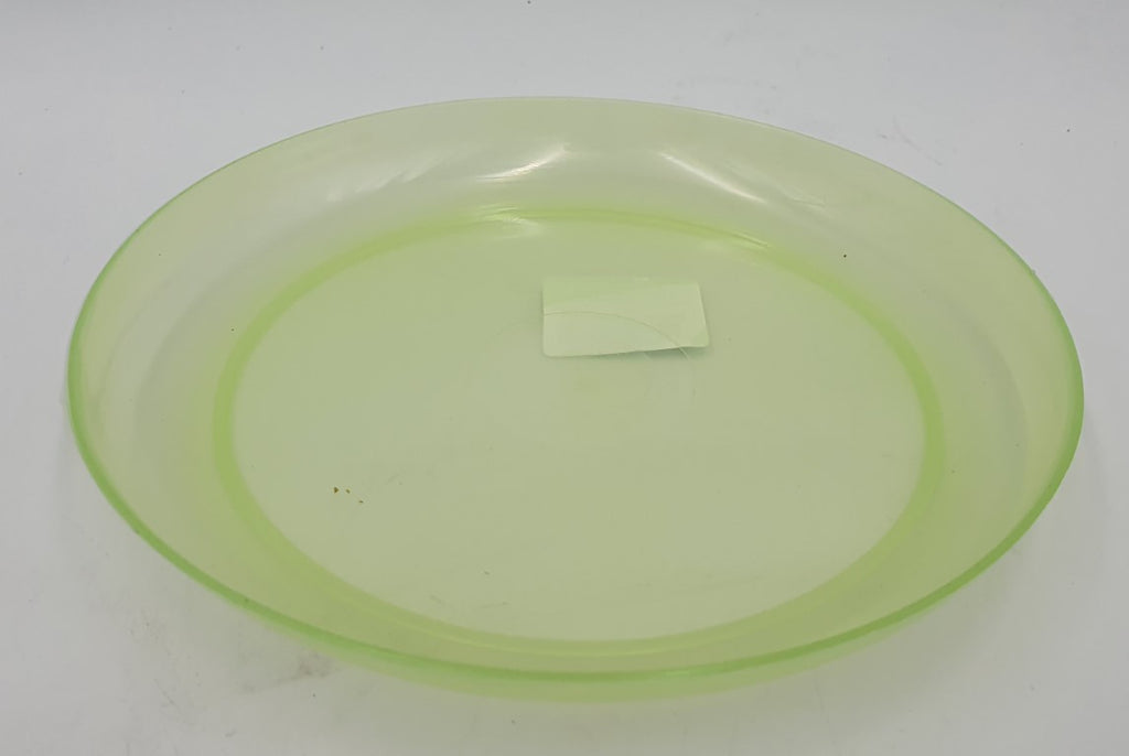 podstawka 13cm transparentna zielona 10szt