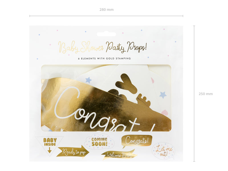 gadżety do zdjęć na BABY SHOWER/NARODZINY | KNP28