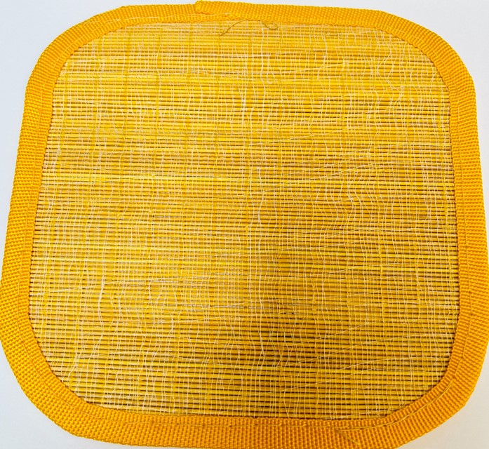 podkładka bambusowa 20 x 20 cm - zółta