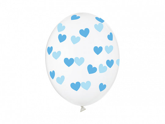 balony 50szt. SERDUSZKA CRYSTAL | SB14C-228
