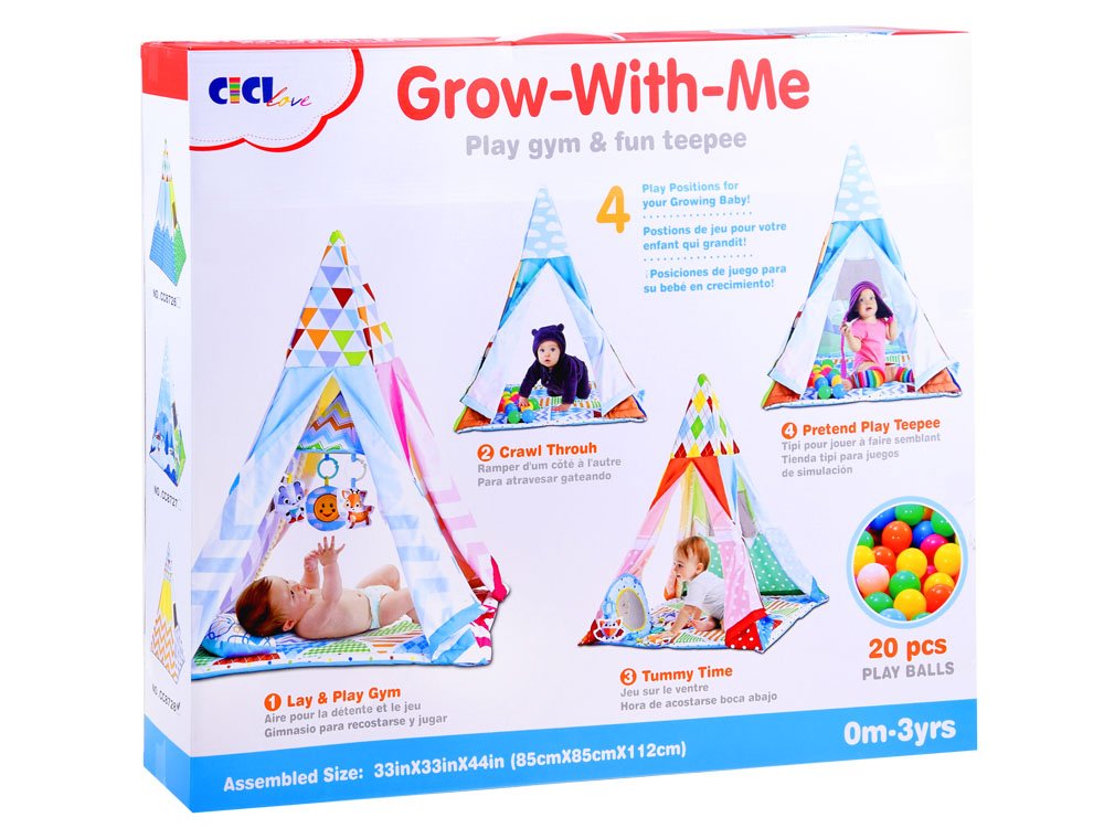 edukacyjny namiot mata wigwam pozytywka ZA3224
