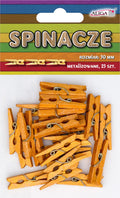 spinacze/klamerki 25szt. ZŁOTE 30mm | SPIN-0608