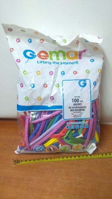 balony do modelowania rurki 2" 5cm Gemar 100szt. | D4/80