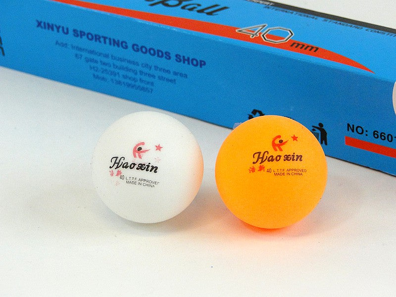 zestaw 6 piłeczek do ping ponga 40mm