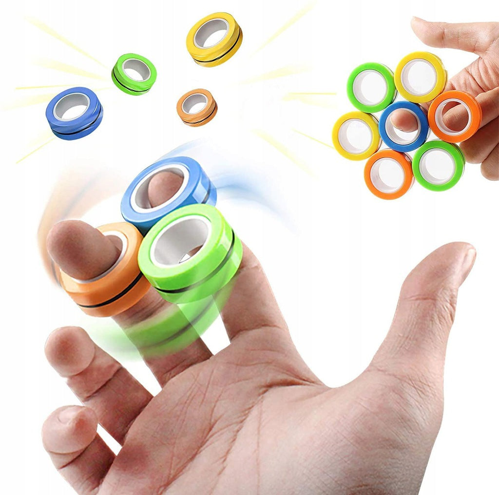 pierścienie magnetyczne odstresowujące FIDGET SPINNER