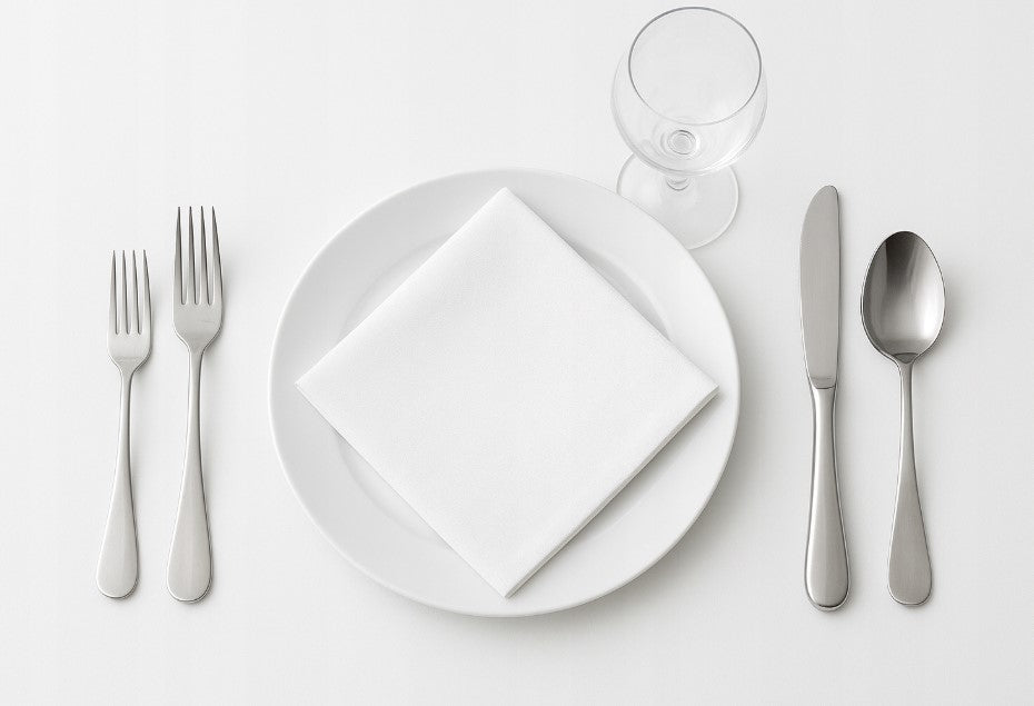 Serwetki gastronomiczne 15x15 a'500 białe