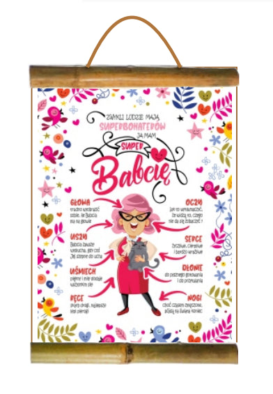 dyplom Ja mam super Babcię | D249
