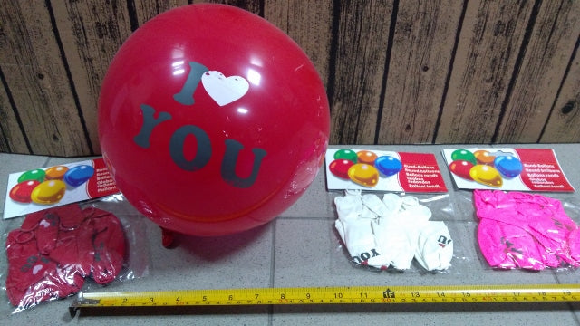 balony 12szt. I LOVE YOU | TG39355