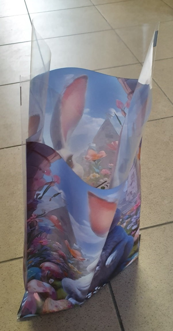 worek foliowy prezentowy 25 x 40cm WIELKANOC 50szt.