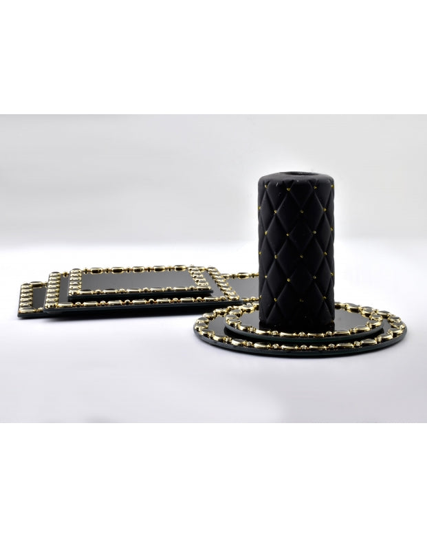ELIA BLACK podstawka  śr:20xh1cm