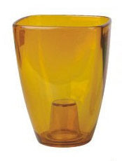 osłonka do storczyka 15 cm transparentna żółta