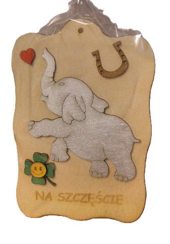 deska słonik na szczęście P484