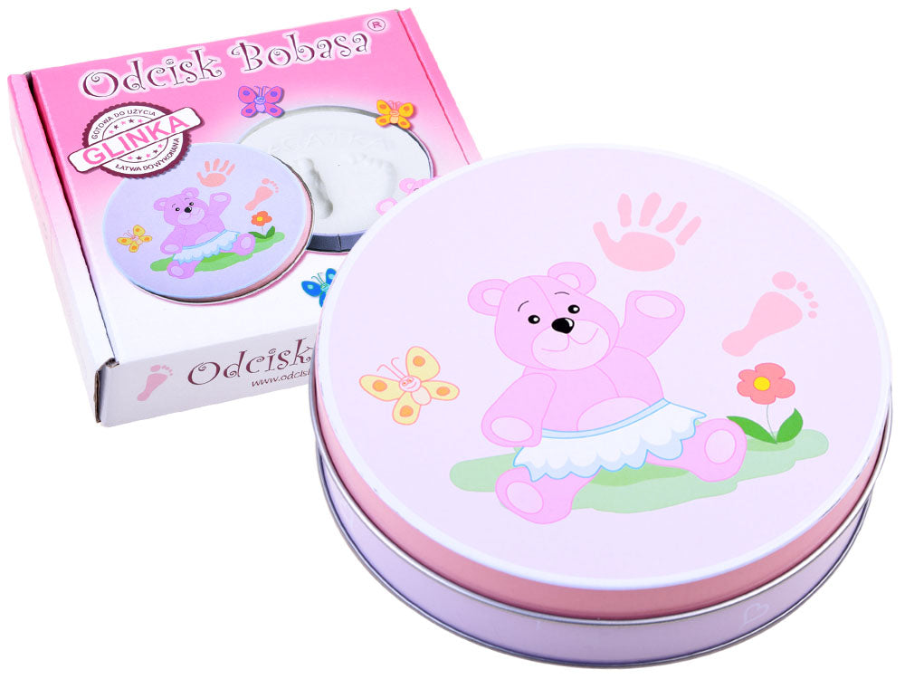 odcisk bobasa rączki pamiątka + glinka | ZA4025 RO