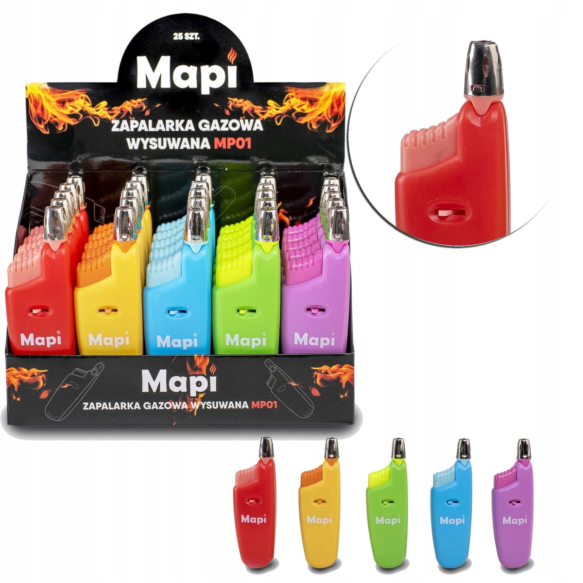 zapalarka Mapi wysuwana antenka MP01
