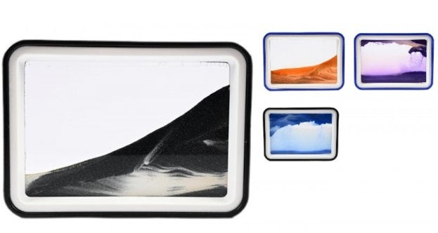 dekoracja 3D ruchomy piasek 19 x 14 x 3cm