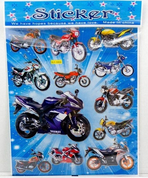 naklejki 10szt. MOTOCYKLE Nakl-0000/BLF1095A
