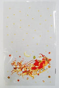 opakowanie ozdobne 50szt. worek folia 20 x 30 cm MIKOŁAJ Wor-0003cz