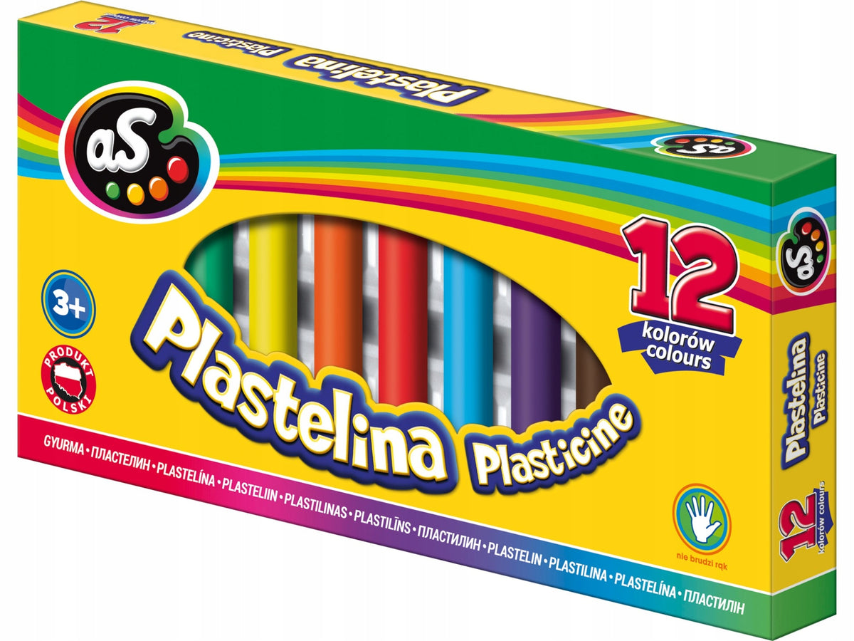 plastelina 12szt ''AS''